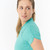 Pure Golf Olivia Ladies Cap Sleeve Polo Shirt - Ocean Blue