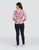 Tail Ladies Theola Long Sleeve Polo - Strawberry Blossoms