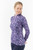 Pure Golf Ashlea Long Sleeve Zip Top - Lavender Flurry