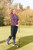 Pure Golf Ashlea Long Sleeve Zip Top - Berry Pop