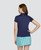 Tail Ladies Rumina Short Sleeve Polo - Navy Blue