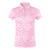 Pure Golf Aminity Cap Sleeve Polo Shirt - Candy Pink