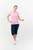 Pure Golf Aminity Cap Sleeve Polo Shirt - Candy Pink