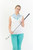 Pure Golf Joy Sleeveless Sleeve Polo - Fierce Fusion