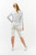 Pure Golf Serenity Quarter Zip Long Sleeve Mid Layer - Ethereal Bouquet