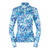 Pure Golf Serenity Quarter Zip Long Sleeve Mid Layer - Dappled Ocean