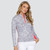 Tail Golf Gabriella Long Sleeve 1/4 Zip Polo - Patchwork