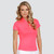 Tail Golf Ignace Short Sleeve Polo- Diva Pink