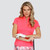 Tail Golf Ignace Short Sleeve Polo- Diva Pink