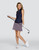 Tail Ladies Golf Isla Pull On Skort 45 CM- Geo Maze