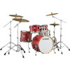 Yamaha Tour Custom Fusion Kit 20 Inch In Candy Apple Satin