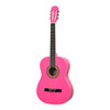 Martinez Full Size Beginner Classical Guitar (Hot Pink)