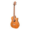 Martinez 'Southern Belle 8 Series' Koa Solid Top Electric Cutaway Baritone Ukulele with Hard Case (Natural Gloss)