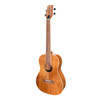Martinez 'Southern Belle 8 Series' Koa Solid Top Electric Baritone Ukulele with Hard Case (Natural Gloss)
