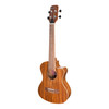 Martinez 'Southern Belle 8 Series' Koa Solid Top Electric Cutaway Tenor Ukulele with Hard Case (Natural Gloss)