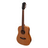 Martinez Left Handed Acoustic Middy Traveller Guitar (Mahogany)