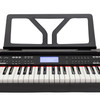 Crown CK-28 Touch Sensitive Multi-Function 61-Key Electronic Portable Keyboard with USB (Black)