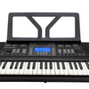 Crown CK-28 Touch Sensitive Multi-Function 61-Key Electronic Portable Keyboard with USB (Black)