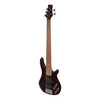 J&D Luthiers 5-String T-Style Contemporary Active Electric Bass Guitar (Satin Brown Stain)