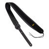 Fretz Premium Padded Leather Adjustable Guitar Strap (Black)