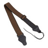 Fretz Polyweb Cotton Guitar Strap with Pick Holder (Brown)