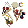 Drumfire Hand Percussion Set with Plastic Carry Tub (10-Piece)