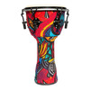 Drumfire 10" Tuneable Synthetic Head Djembe (Multicolour)