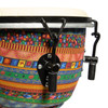 Drumfire 10" Tuneable Synthetic Head Djembe (Multicolour)