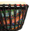 Drumfire 10" Synthetic Head Rope Djembe (Multicolour)