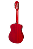 Martinez G-Series 3/4 Size Student Classical Guitar Pack with Built In Tuner (Trans Wine Red-Gloss)