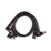 Mooer 5-Plug DC Daisy Chain Pedal Power Cable (Right-Angle Plugs)