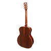 Saga '850 Series' Solid Spruce Top Acoustic-Electric Small-Body Guitar (Natural Gloss)