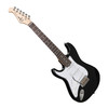Casino ST-Style Left Handed Short-Scale Electric Guitar and 10 Watt Amplifier Pack (Black)
