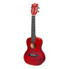 Mojo 'Traditional Series' Quilted Maple Concert Ukulele with Gig Bag (Red)