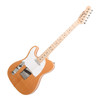 Casino TE-Style Left Handed Electric Guitar Set and 15 Watt Amplifier Pack (Natural Gloss)