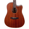 Timberidge 'Messenger Series' Mahogany Solid Top Acoustic-Electric Dreadnought Cutaway Guitar with 'Tree of Life' Inlay (Natural Satin)
