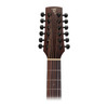 Timberidge 'Messenger Series' 12-String Mahogany Solid Top Acoustic-Electric Small Body Cutaway Guitar (Natural Satin)