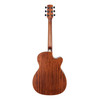 Timberidge '1 Series' Left Handed Spruce Solid Top & Mahogany Solid Back Acoustic-Electric Small Body Cutaway Guitar (Natural Satin)