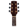 Timberidge '3 Series' Left Handed Spruce Solid Top Acoustic-Electric Small-Body Cutaway Guitar with 'Tree of Life' Inlay (Natural Gloss)