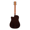 Timberidge '3 Series' Spruce Solid Top Acoustic-Electric Dreadnought Cutaway Guitar with 'Tree of Life' Inlay (Natural Gloss)