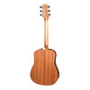 Timberidge '1 Series' Left Handed Spruce Solid Top Acoustic-Electric Traveller Mini Guitar (Natural Satin)