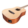 Timberidge '1 Series' Spruce Solid Top Acoustic-Electric Traveller Mini Guitar (Natural Satin)
