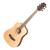 Timberidge '1 Series' Spruce Solid Top Acoustic-Electric Traveller Mini Guitar (Natural Satin)