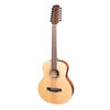 Timberidge '1 Series' 12-String Spruce Solid Top Acoustic-Electric TS-Mini Guitar (Natural Satin)