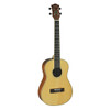Tiki '6 Series' Spruce Solid Top Baritone Ukulele with Hard Case (Natural Satin)