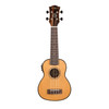 Tiki '22 Series' Spruce Solid Top Electric Soprano Ukulele with Hard Case (Natural Gloss)