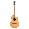 Tiki '22 Series' Spruce Solid Top Electric Cutaway Baritone Ukulele with Hard Case (Natural Gloss)