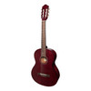 Martinez 'Slim Jim' 3/4 Size Student Classical Guitar Pack with Built In Tuner (Red)