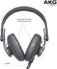 AKG K371 CLOSED BACK OVER EAR HEADPHONES