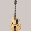 Hofner Jazzica Custom Archtop Guitar, Solid Spruce Top, High Gloss Natural Finish, With Deluxe Case